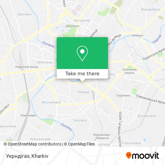 Укрндігаз map