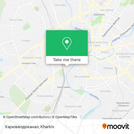 Харківводоканал map