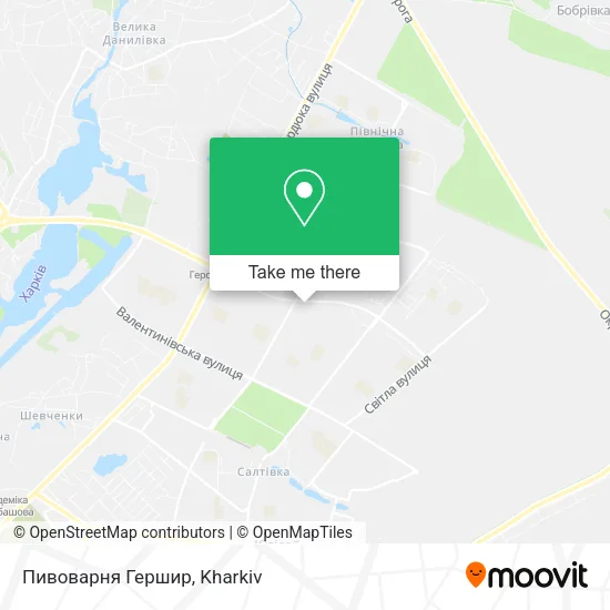 Карта Пивоварня Гершир