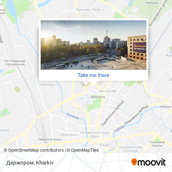 Карта Держпром
