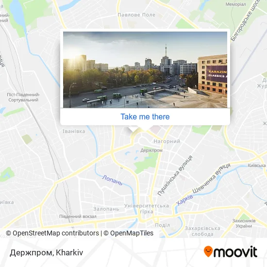Карта Держпром