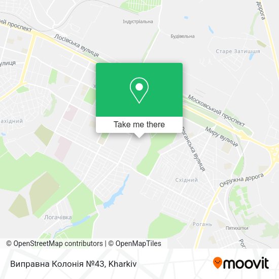 Карта Виправна Колонія №43