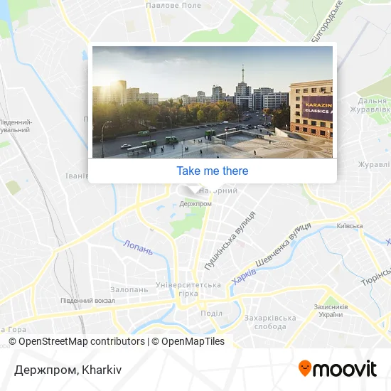 Карта Держпром