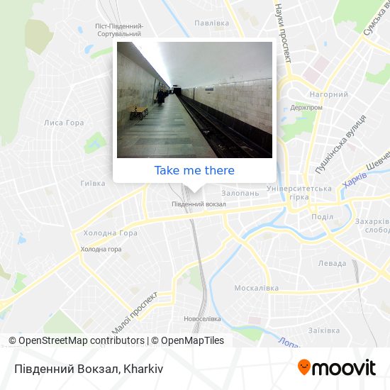 Південний Вокзал map