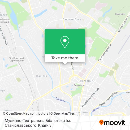 Музично-Театральна Бібліотека Ім. Станіславського map