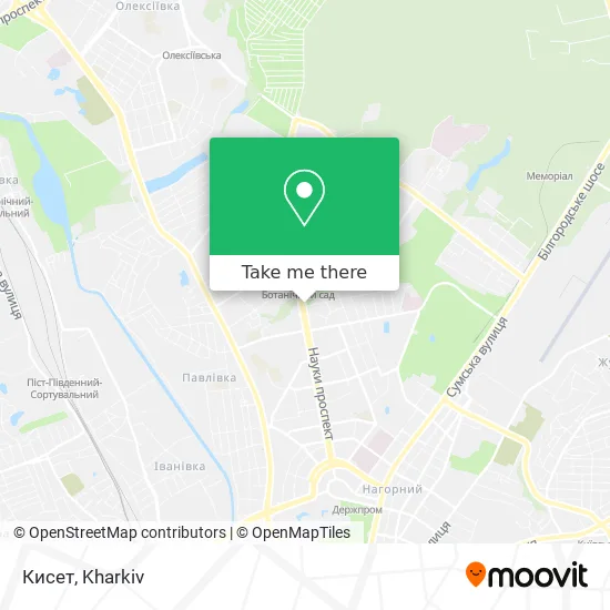 Карта Кисет