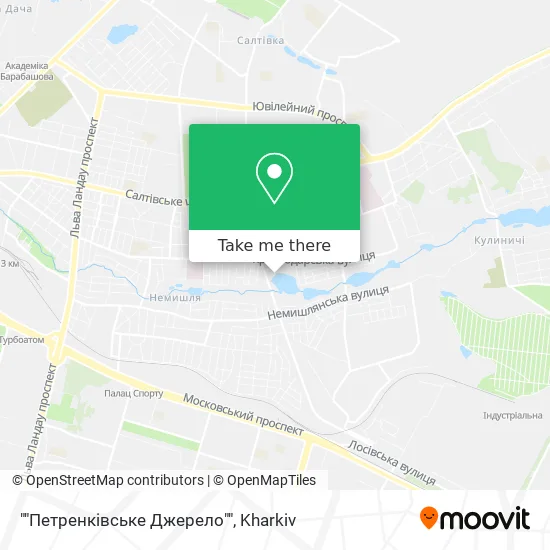 Карта ""Петренківське Джерело""