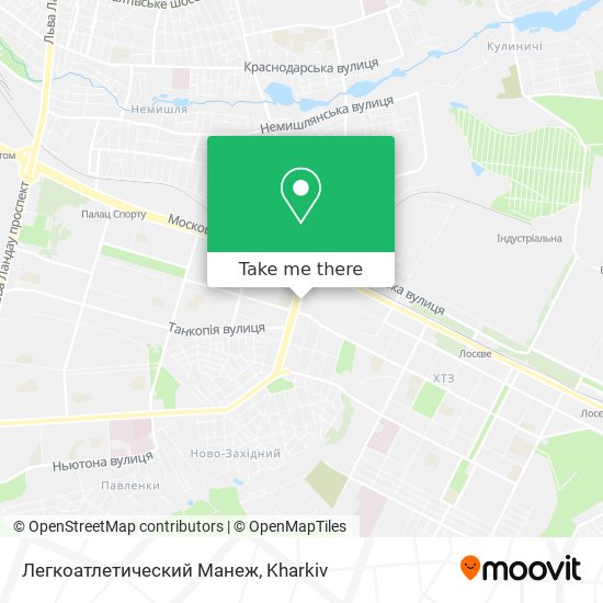 Легкоатлетический Манеж map