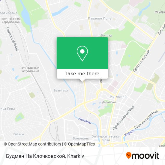 Будмен На Клочковской map