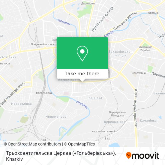 Трьохсвятительска Церква («Гольберівська») map