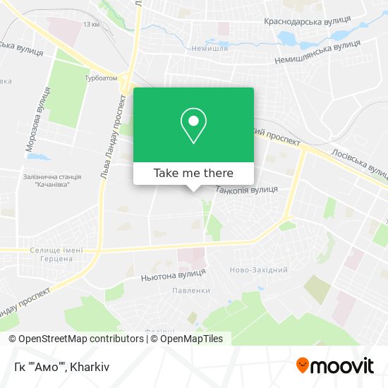 Гк ""Амо"" map