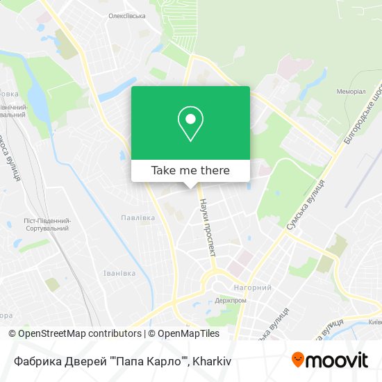 Фабрика Дверей ""Папа Карло"" map