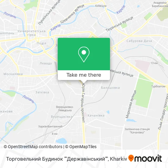 Карта Торговельний Будинок ""Державінський""