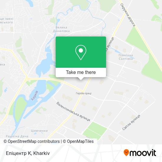 Епіцентр К map