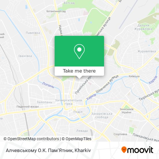 Алчевському О.К. Пам'Ятник map
