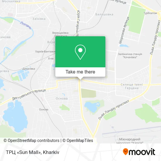 Карта ТРЦ «Sun Mall»