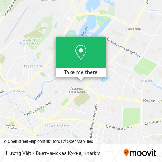 Hương Việt / Вьетнамская Кухня map