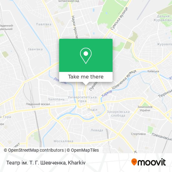Театр iм. Т. Г. Шевченка map