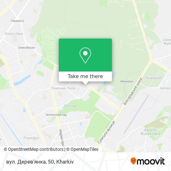 вул. Дерев'янка, 50 map