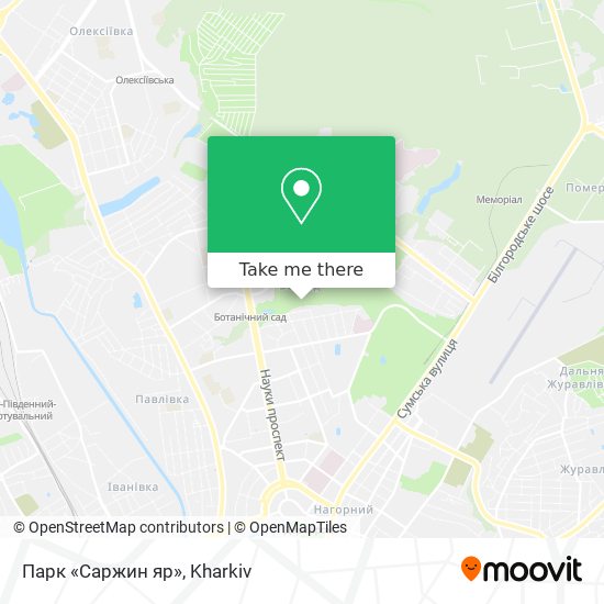 Парк «Саржин яр» map