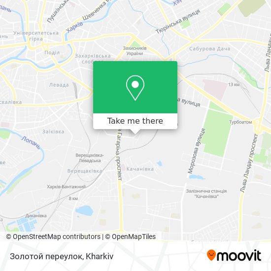 Золотой переулок map