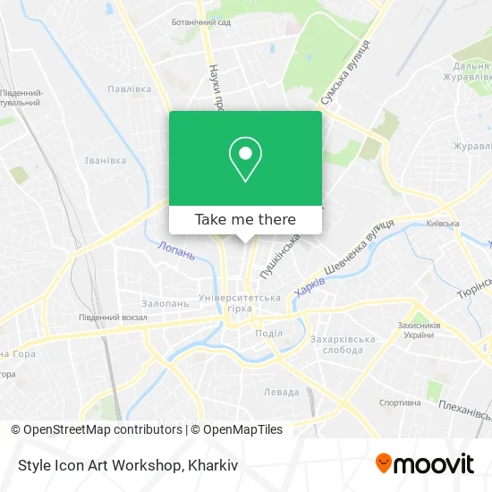 Карта Style Icon Art Workshop