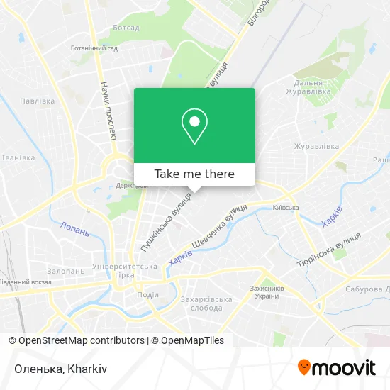 Карта Оленька