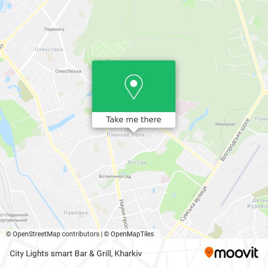 City Lights smart Bar & Grill map