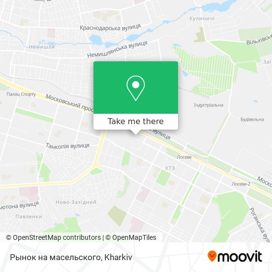 Рынок на масельского map