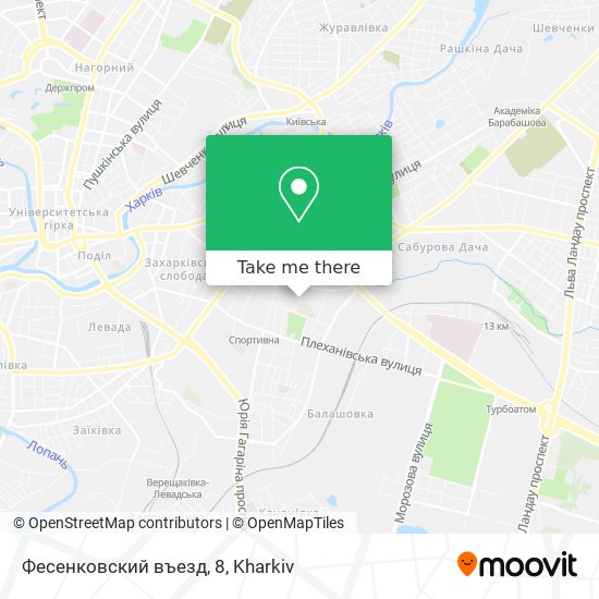 Карта Фесенковский въезд, 8