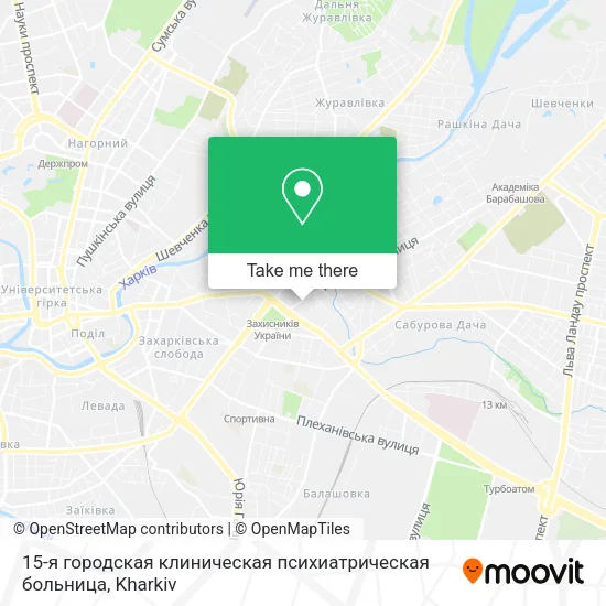 15-я городская клиническая психиатрическая больница map