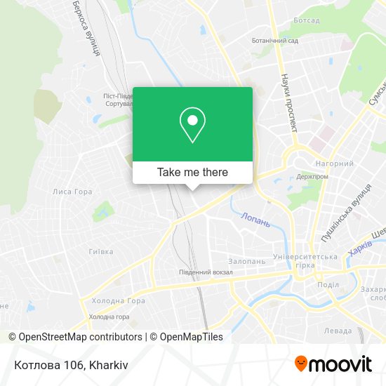 Карта Котлова 106