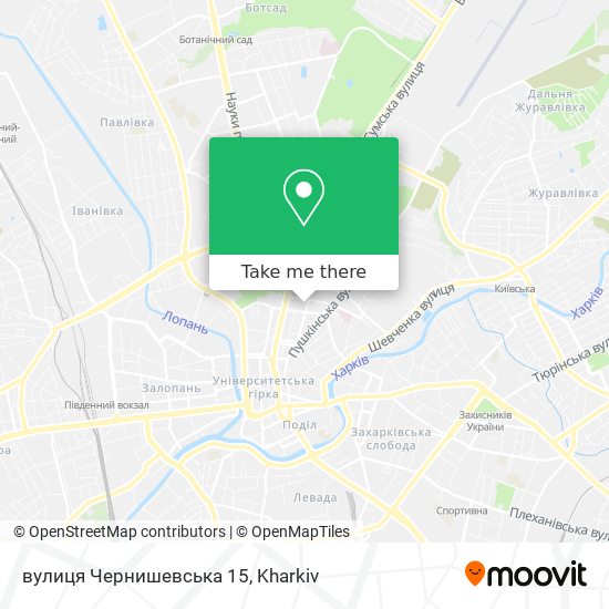 вулиця Чернишевська 15 map