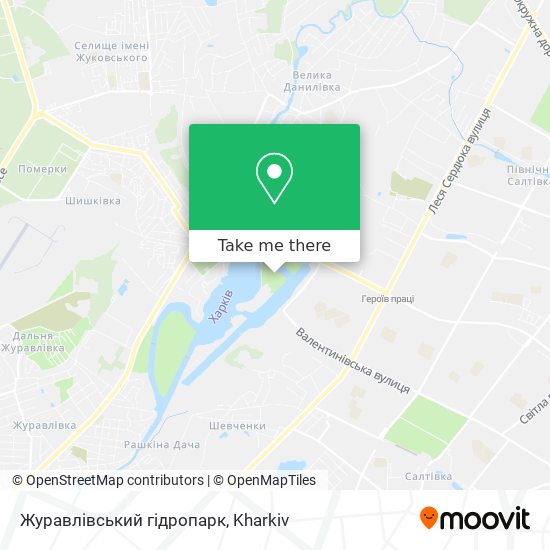 Журавлівський гідропарк map