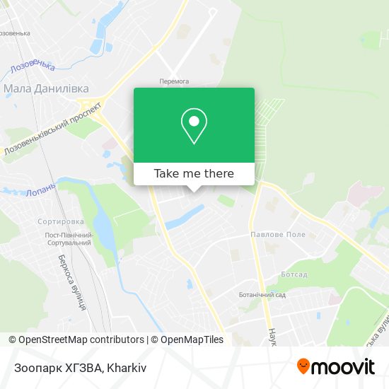 Зоопарк ХГЗВА map
