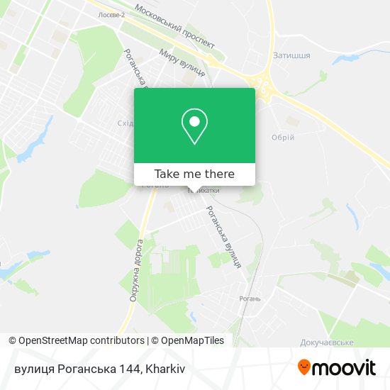 вулиця Роганська 144 map