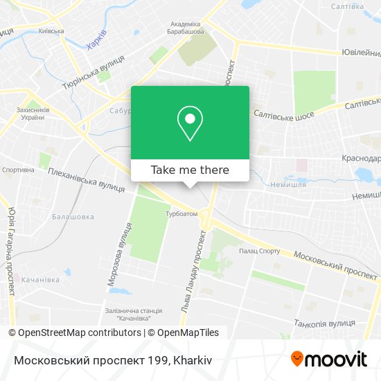 Карта Московський проспект 199