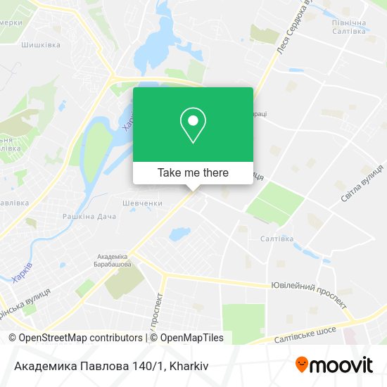 Карта Академика Павлова 140/1