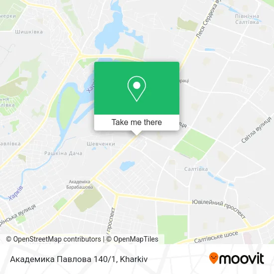 Карта Академика Павлова 140/1