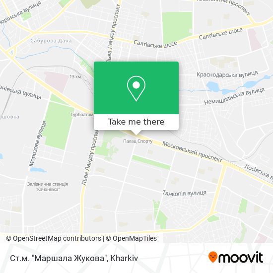 Ст.м. "Маршала Жукова" map