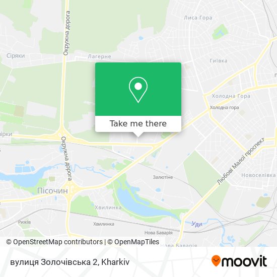 вулиця Золочівська 2 map