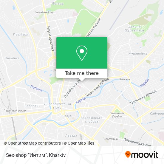 Sex-shop "Интим" map
