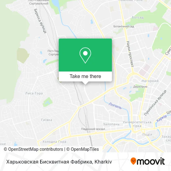 Карта Харьковская Бисквитная Фабрика