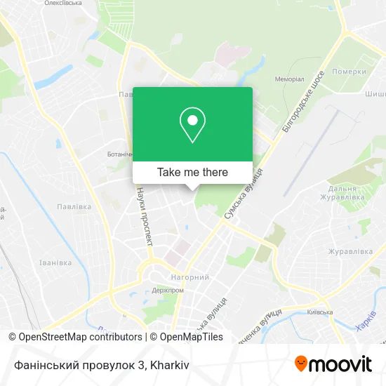 Фанінський провулок 3 map