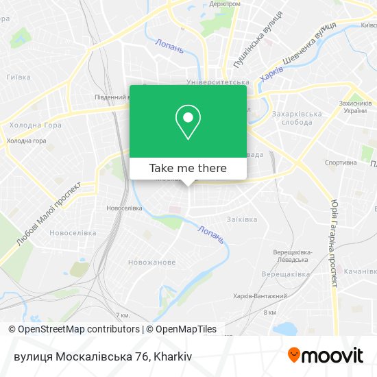вулиця Москалівська 76 map