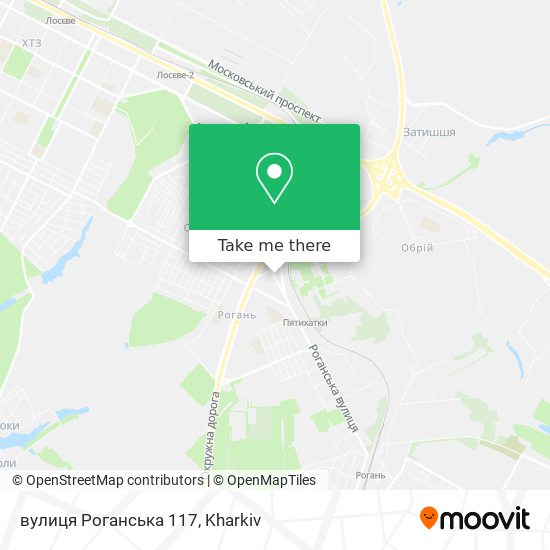 вулиця Роганська 117 map