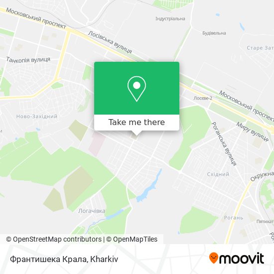 Франтишека Крала map