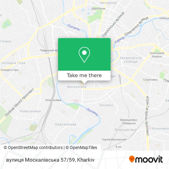 вулиця Москалівська 57/59 map