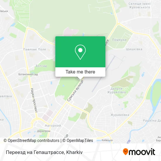 Карта Переезд на Гепаштрассе