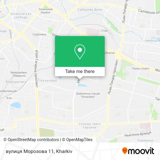 Карта вулиця Морозова 11